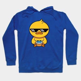 Cool Gaming Duck Hoodie